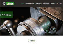 Tablet Screenshot of lenel.cz